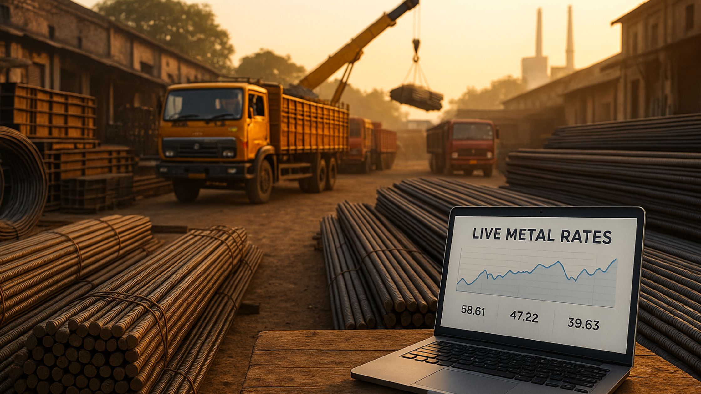 From Loha Mandi to Your Factory: How Online Metal Buying Saves Time & Money